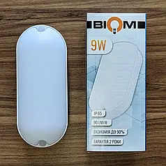LED світильник ЖКГ Biom 9W 6000K IP65 овал MPL-09-6 17815