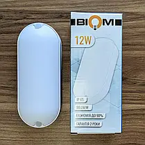 LED світильник Biom ЖКГ 12W 6000K IP65 овал MPL-012-6 17816, фото 2