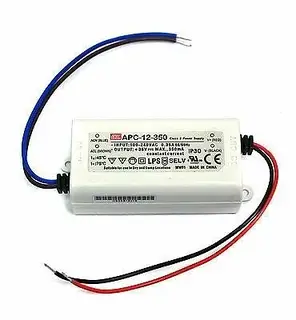 Драйвер світлодіода Mean Well 12W 9~36V 350mA APC-12-350, фото 2