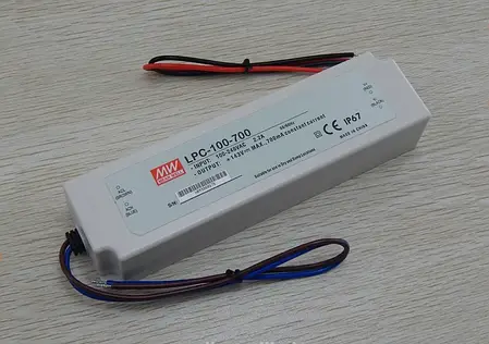 Блок живлення драйвер Mean Well 100W 72~143V 700mA LPC-100-700, фото 2