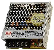 Блок живлення Mean Well 75W 12V 6A IP20 LRS-75-12, фото 2