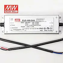 Блок живлення драйвер Mean Well 100W 1.78A 54V IP65 ELG-100-54A-3Y, фото 3