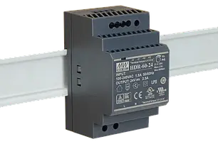 Блок живлення Mean Well на DIN-рейку 60W 2.5A 24V IP20 HDR-60-24, фото 2