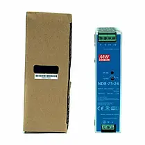 Блок живлення на DIN-рейку Mean Well 75W 3.2A 24V NDR-75-24, фото 2