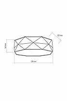 Люстра стельова TK Lighting Kantoor 1566, фото 3