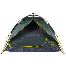 Намет туристичний GreenCamp 1668 чотиримісний без тамбуру 230x210x145 см, фото 5