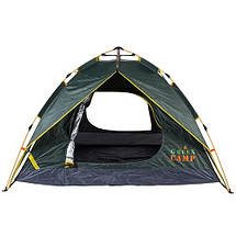 Намет туристичний GreenCamp 1668 чотиримісний без тамбуру 230x210x145 см, фото 6
