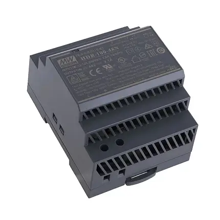 Блок живлення Mean Well на DIN-рейку 100.8W 2.1A 48V HDR-100-48N, фото 2
