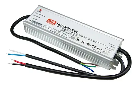 Блок живлення Mean Well 240W 10A 24V IP65 HLG-240H-24A, фото 2