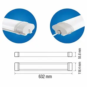 LED світильник лінійний Horoz OKYANUS 36W 6400К IP65 059-005-0036-010, фото 2