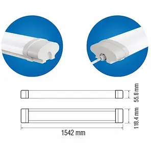 LED світильник лінійний Horoz OKYANUS 90W 6400К IP65 059-005-0090-010, фото 2