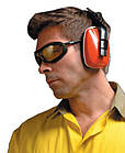 Окуляри захисні з ущільнювачем Pyramex XS3 Plus (gray) Anti-Fog, чорні, фото 7
