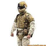 Кевларові наплічники плечі для бронежилета Virtus Scalable Tactical Vest STV вставки з кевлару захист рук м'який балістичний пакет, фото 3