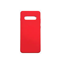 Чехол Jelly Silicone Case Samsung S10 Plus Red (14)
