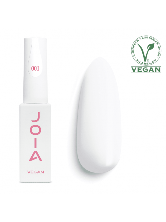 Гель-Лак JOIA Vegan 001 белый, 6 Мл