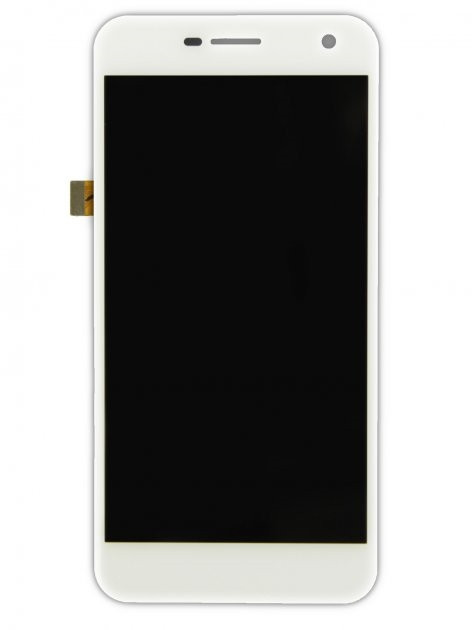 Дисплей (LCD) WileyFox Spark/ Spark Plus з датчиком білий