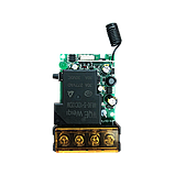 Бездротове радіо реле 433 МГц на 30А 220В змінного струму без пульта, фото 5