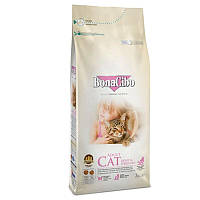 Сухой корм для взрослых стерилизованных котов BonaCibo Adult Cat Light&Sterilized с мясом курицы 2 кг