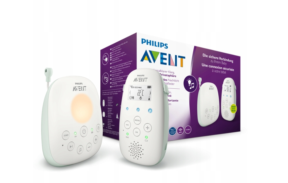 Електронна радіоняня Philips AVENT DECT SCD711 / 52 біла