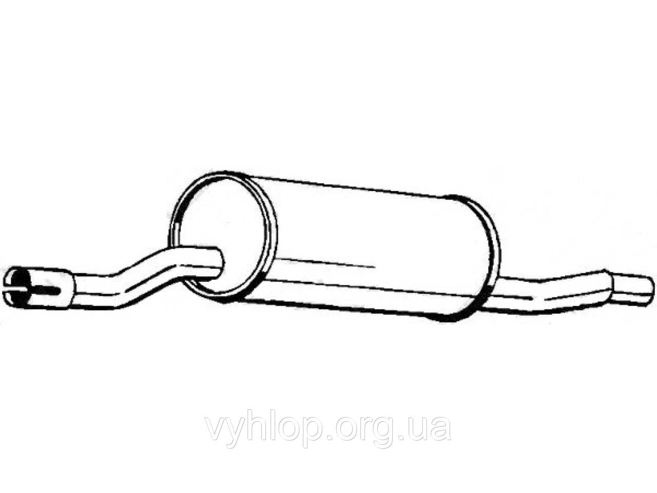 Глушник Пежо J5 (Peugeot J5) 82-94 / (135-465) Bosal 07.07