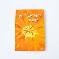 Блокнот А5 40арк., без лініювання, помаранчевий папір, м'яка обкладинка Profiplan Frutti Note orange