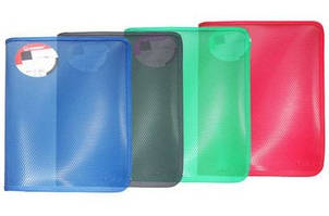 Папка на блискавці В5 Norma об'ємна, мікс кольорів