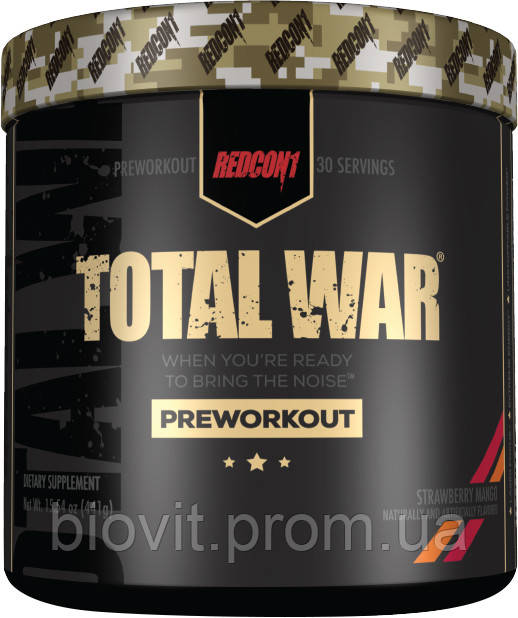 Предтренировочный комплекс (Pre-workout Total War) 441 г со вкусом голубой малины - фото 7 - id-p1496447799