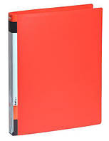 Папка на 2 кільцях А4 Norma PР 40мм з кишенею, червона