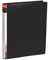 Папка на 2 кільцях А4 Norma PР 40мм з кишенею, чорна