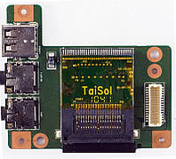 Плата USB, Audio, Cardreader Lenovo B560 V560 ( 55.4JW03.001 ) б/у