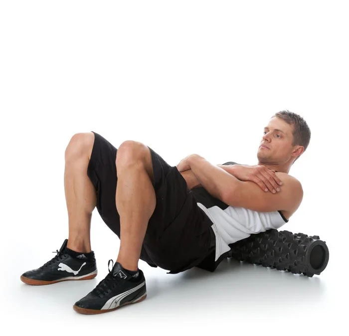 Ролик массажный для занятий йогой Foam Roller. Фитнес роллер для йоги