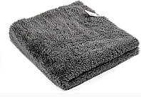 SGCB SGGD205 Edgeless Microfiber Towel Grey Двусторонняя микрофибра без оверлока, серая, 40х40 cm