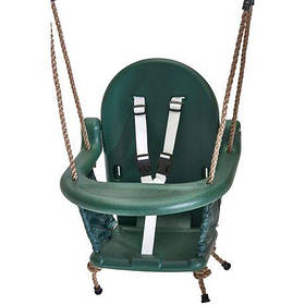 Гойдалка дитяча із пластику складна WCG FOLDI для дитячого майданчика, зі столиком і ременями безпеки