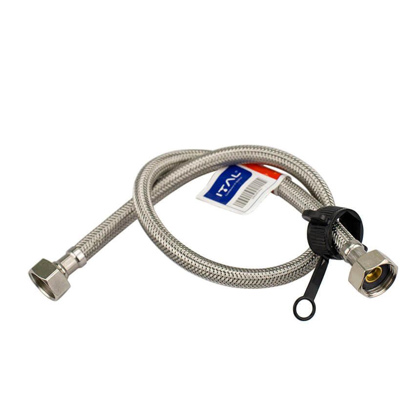 Гнучка підводка для води ITAL Pro-Flex 20 см гайка-гайка 1/2"