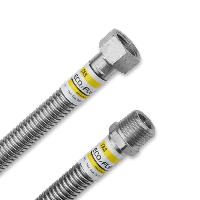 Газовий шланг Eco-Flex Газ/Стандарт 50 см гайка-штуцер 1/2"