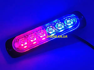 BS6 Стробоскоп автомобільний червоно-синій