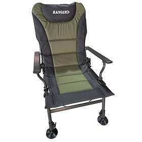 Коропове крісло складане з підголовником навантаження 150 кг для риболовлі та відпочинку Ranger Рower SL-109 RA 2248