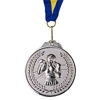 Медаль спортивная "Бокс" d=65 мм 354, 1 место (золото): Gsport 2 место (серебро)