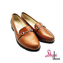 Жіночі шкіряні лофери в класичному стилі "Style Shoes", фото 3