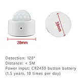 Tuya Zigbee Датчик руху, бездротовий датчик розумного будинку, фото 3