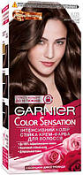Фарба для волосся Garnier Color Sensation інтенсивний колір 4.03 Золотистий топаз 110 мл