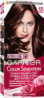 Фарба для волосся Garnier Color Sensation інтенсивний колір 4.12 Перламутровий каштановий 110 мл