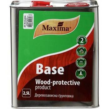 Деревозахисна ґрунтовка алкідна Maxima 2.5л