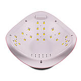 LED/UV Лампа SUN-5 гібридна (з дисплеїв) PINK 48 Вт, фото 4