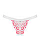 Трусики стрінги мереживні Obsessive Bloomys thong S/M, фото 3