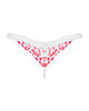 Трусики стрінги мереживні Obsessive Bloomys thong S/M, фото 4