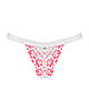 Трусики стрінги мереживні Obsessive Bloomys thong S/M, фото 9