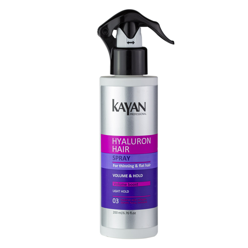 Спрей для тонкого та позбавленого об'єму волосся Kayan Professional Hyaluron Hair 200 мл