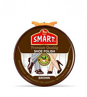 Паста для взуття Smart коричнева 50 мл