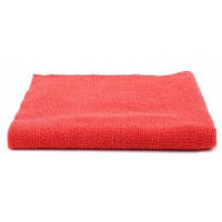 SGCB SGGD195 MF Dust Cleaning Towel Grey Двусторонняя микрофибра без оверлока, красная, 40х40 cm